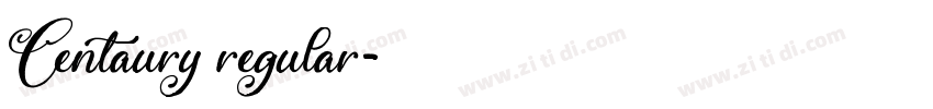 Centaury regular字体转换